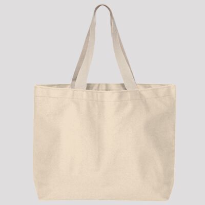 USA Made Cotton Canvas Jumbo Tote Bag Thumbnail