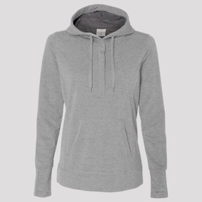 Women’s Omega Stretch Snap-Placket Hooded Sweatshirt Thumbnail