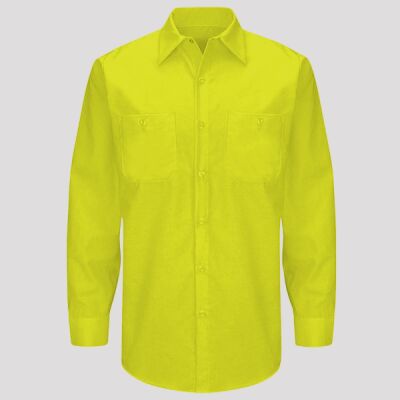 Men's Enhanced & Hi-Visibility Long Sleeve Work Shirt Thumbnail