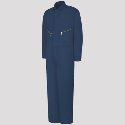 Men's Extended Sizes Zip-Front Cotton Coverall Thumbnail