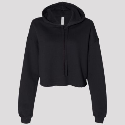 Women's Crop Fleece Hoodie Sweatshirt Thumbnail