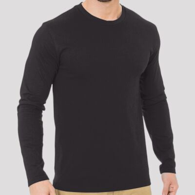Unisex Fine Jersey Long Sleeve T-Shirt Thumbnail