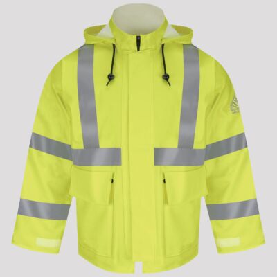 Men's Hi-Visibility Flame-Resistant Rain Jacket Thumbnail