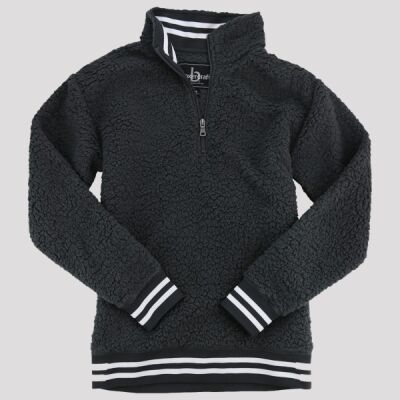 Unisex Varsity Sherpa Quarter-Zip Pullover Thumbnail