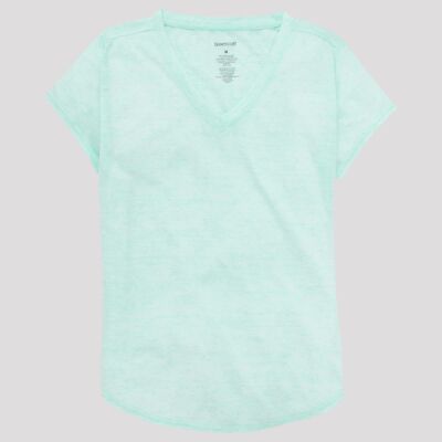 Girls' Snow Heather V-Neck T-Shirt Thumbnail