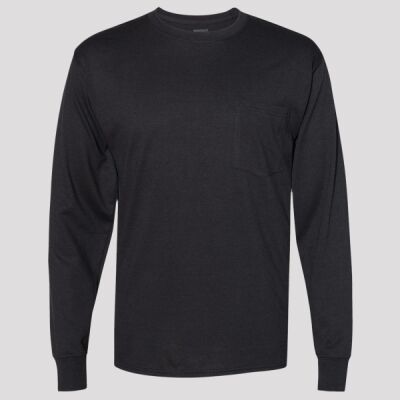 Unisex Workwear Long Sleeve Pocket T-Shirt Thumbnail