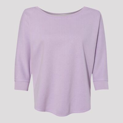 Women's Lounge Fleece Dolman Crewneck Sweatshirt Thumbnail