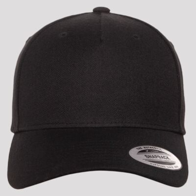 Premium Five-Panel Curved Bill Snapback Cap Thumbnail