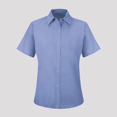 Women's Short Sleeve Specialized Pocketless Work Shirt Thumbnail