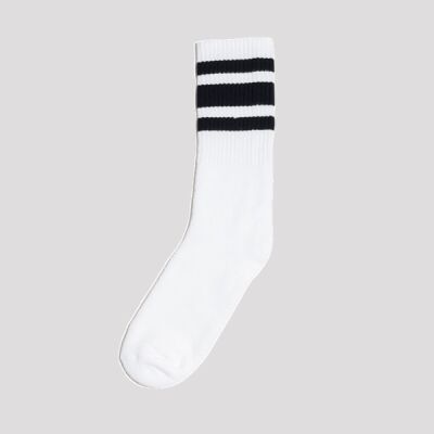 USA-Made Striped Crew Socks Thumbnail