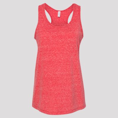 Women's Snow Heather Jersey Racerback Tank Top Thumbnail