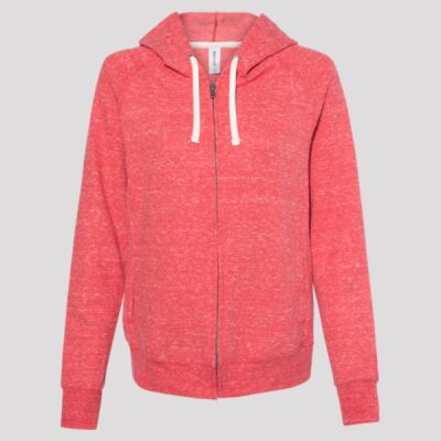 Women's Snow Heather French Terry Full-Zip Hooded Sweatshirt Thumbnail