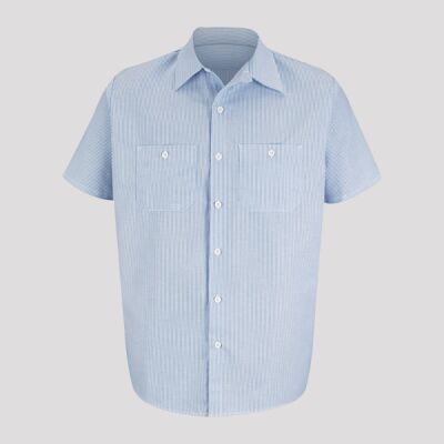 Men's Industrial Stripe Work Shirt Thumbnail