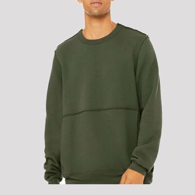 FWD Fashion Raw Seam Crewneck Sweatshirt Thumbnail