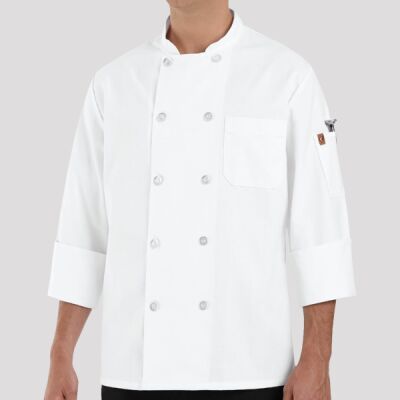 Ten Pearl Button Chef Coat Thumbnail