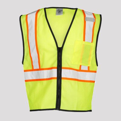 Unisex Chemically Treated Contrast Mesh Vest Thumbnail