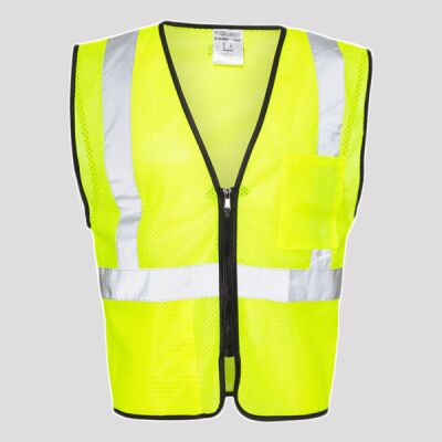 Unisex Double-Pocket Zippered Economy Class 2  Vest Thumbnail