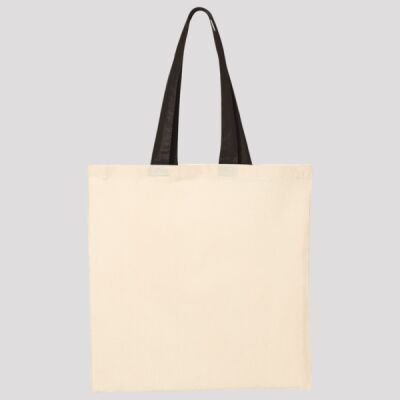 Economical Tote with Contrast-Color Handles Thumbnail