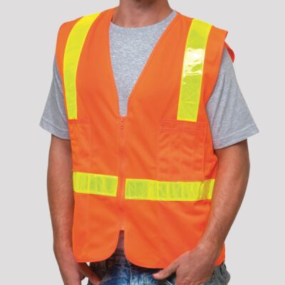 Unisex USA-Made ANSI Solid Surveyor's Vest Class 2 Thumbnail