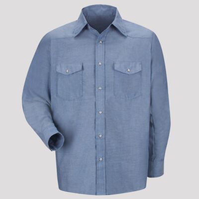 Men's Tall Deluxe Western Style Long Sleeve Shirt Thumbnail