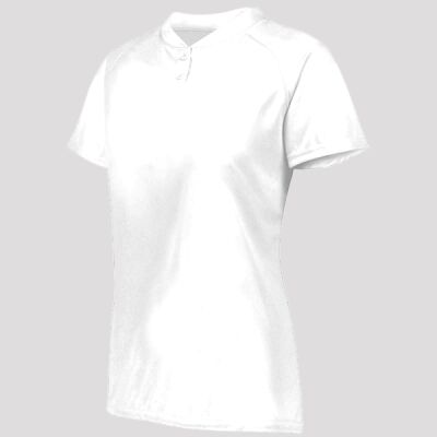 Ladies Attain Wicking Two-Button Softball Jersey Thumbnail