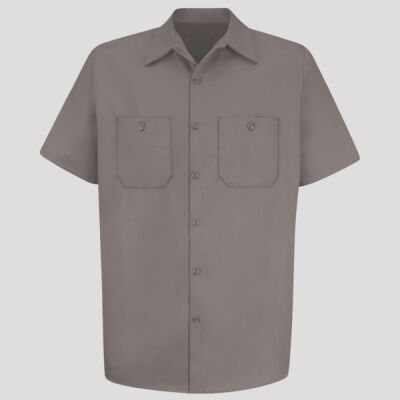 Men's Tall Cotton Short Sleeve Uniform Shirt Thumbnail