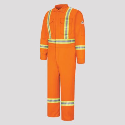 Men's Premium Coverall with CSA Compliant Reflective Trim - EXCEL FR® ComforTouch®. Thumbnail