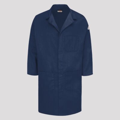 Men's Concealed Snap Front Lab Coat - EXCEL FR® ComforTouch® - 6 oz. Thumbnail
