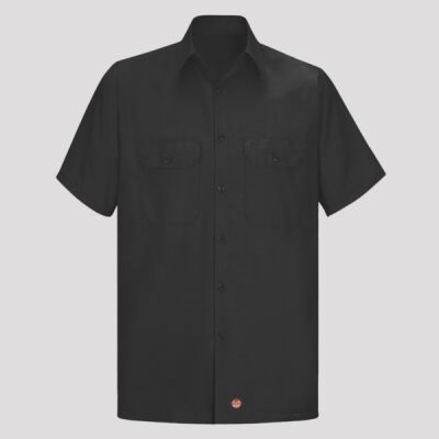 Men's Tall Ripstop Short Sleeve Work Shirt Thumbnail