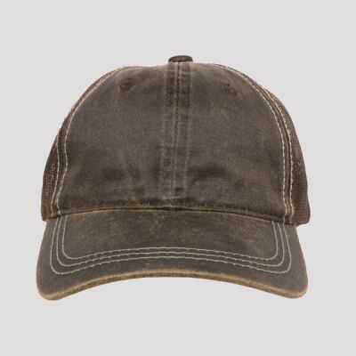 Weathered Cotton Mesh Back Cap Thumbnail