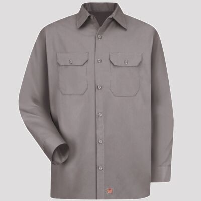 Men's Tall Utility Long Sleeve Work Shirt Thumbnail