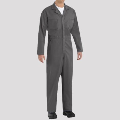 Men's Extended Sizes Twill Action Back Coverall Thumbnail