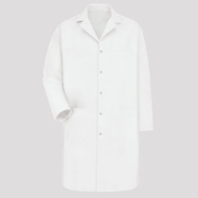 Unisex Gripper Front Lab Coat Thumbnail