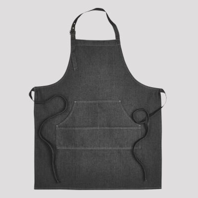 Unisex Jeans Stitch Denim Bib Apron Thumbnail