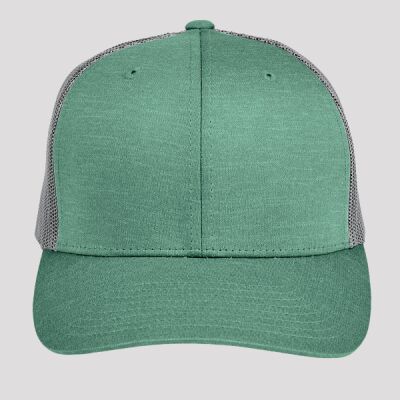 by Yupoong® Adult Zone Sonic Heather Trucker Cap Thumbnail