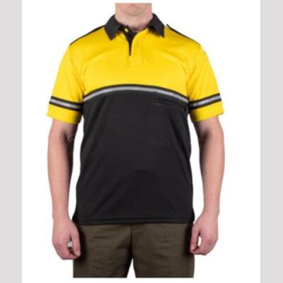 TWO TONE SHERIFF BIKE PATROL SHIRTS WITH ZIPPER POCKET WITH ID FRONT & BACK Thumbnail