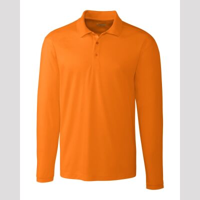 Clique Spin Eco Performance Pique Long Sleeve Mens Polo Thumbnail