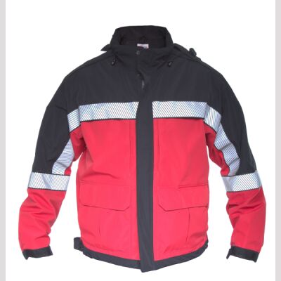 Shield Color Block Duty Jacket-Red/Navy Thumbnail