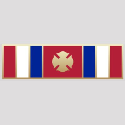 Medal of  Valor With Maltese Center - GOL-TONE X Enamel 1 3/8x3/8 Thumbnail