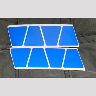 MATTE BLUE REFLECTIVE HELMET (TET) TETRAHEDRON 8 PACK Thumbnail