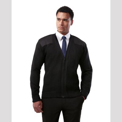 V-Neck Zip Front “Commando” with VELCRO® Brand fastened Epaulets, Turned Up Cuffs, Shoulder and Elbow Patches Thumbnail