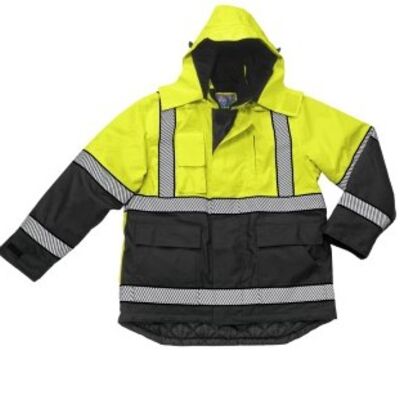 Polar Parka, high vis yellow & black Thumbnail