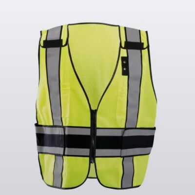 Deluxe Solid/Mesh Breakaway Public Safety Vest - Plain Thumbnail