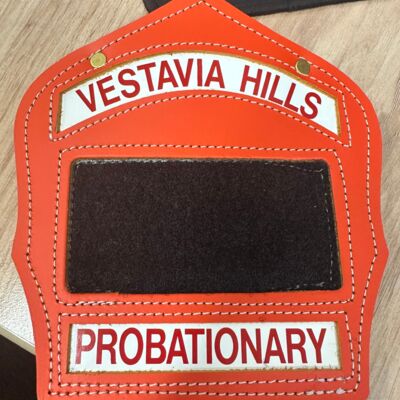 Vestavia Hills FD Probationary Helmet Shield  Thumbnail
