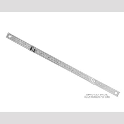 Silver Floral Metal Cap Strap  Thumbnail