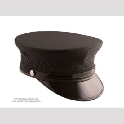 Bayly Bell-Crown Black-Black Open Weave Cap Thumbnail