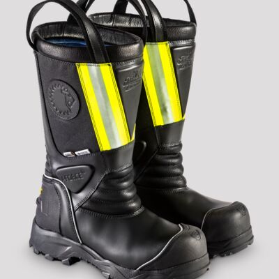 V-Force® USA – 14" Pull-On Leather Structural Boot Thumbnail