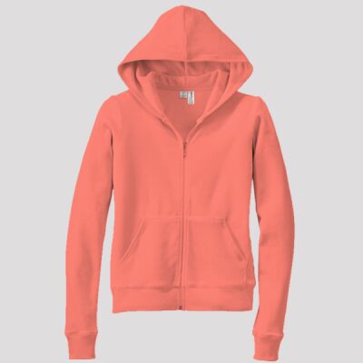 Threadfast Apparel Unisex Triblend Full-Zip Light Hoodie Thumbnail