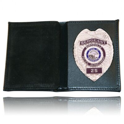BOOK STYLE BADGE WALLET, VERTICAL CARD SLOTS, SOFT Thumbnail