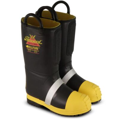 HELLFIRE – MEN’S 14″ KEVLAR® INSULATED RUBBER BUNKER BOOT Thumbnail